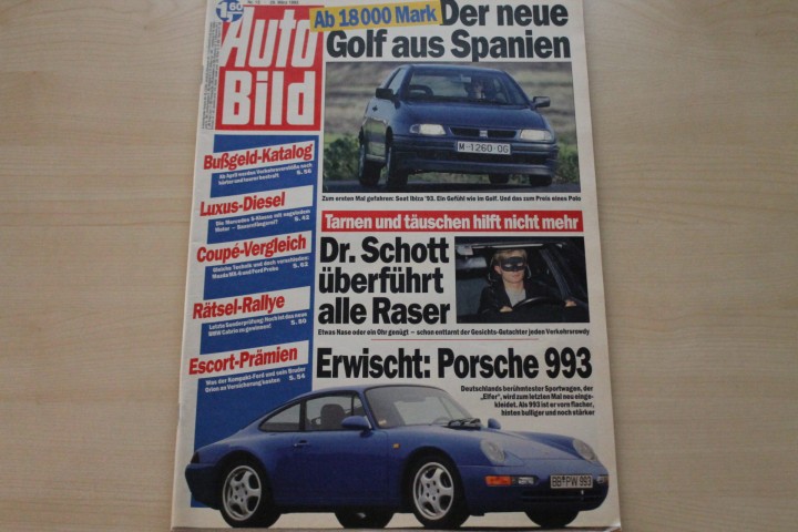 Deckblatt Auto Bild (13/1993)